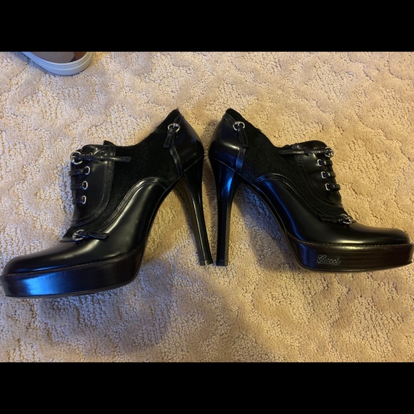 Gucci | Shoes | Gucci High Heeled Shoes Black | Poshmark